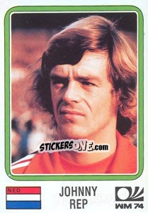 Sticker Johnny Rep (Nederland) - World Cup Story - Panini