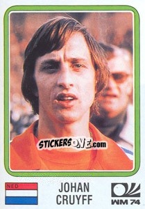 Sticker Johan Cruyff (Nederland) - World Cup Story n. 89 - Panini