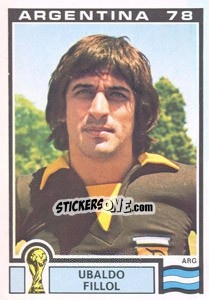Sticker Ubaldo Fillol (Argentina) - World Cup Story n. 93 - Panini