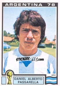Sticker Daniel Alberto Passarella (Argentina) - World Cup Story n. 97 - Panini