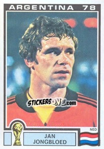 Sticker Jan Jongbloed (Nederland) - World Cup Story - Panini