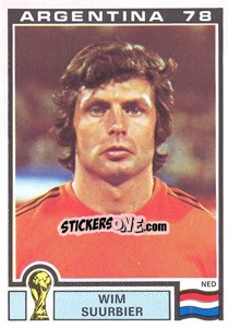 Sticker Wim Suurbier (Nederland) - World Cup Story - Panini