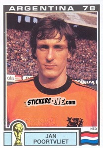 Cromo Jan Poortvliet (Nederland) - World Cup Story n. 113 - Panini