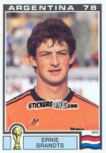 Sticker Ernie Brandts (Nederland) - World Cup Story n. 114 - Panini