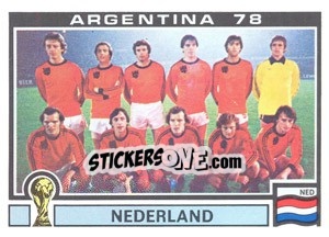 Sticker Nederlamd Team - World Cup Story - Panini