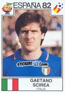 Cromo Gaetano Scirea (Italy) - World Cup Story - Panini