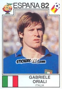 Figurina Gabriele Oriali (Italy) - World Cup Story n. 134 - Panini