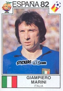 Sticker Giampiero Marini (Italy) - World Cup Story n. 136 - Panini