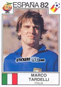 Sticker Marco Tardelli (Italy) - World Cup Story n. 137 - Panini