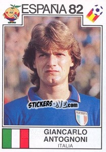 Sticker Giancarlo Antognoni (Italy) - World Cup Story - Panini
