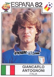 Cromo Giancarlo Antognoni (Italy) - World Cup Story - Panini