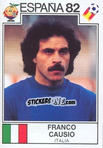Sticker Franco Causio (Italy) - World Cup Story n. 140 - Panini