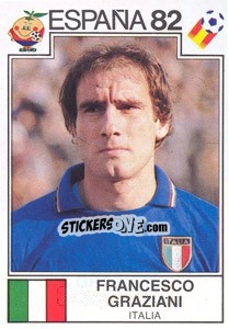 Sticker Francesco Graziani (Italy) - World Cup Story - Panini