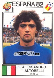 Sticker Alessandro Altobelli (Italy) - World Cup Story - Panini