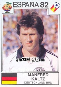 Sticker Manfred Kaltz (BRD) - World Cup Story - Panini