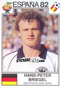 Sticker Hans-Peter Briegel (BRD) - World Cup Story n. 146 - Panini