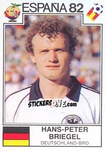 Sticker Hans-Peter Briegel (BRD) - World Cup Story - Panini