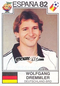 Sticker Wolfgang Dremmler (BRD) - World Cup Story n. 149 - Panini
