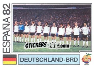 Sticker Deutschland-BRD Team - World Cup Story - Panini
