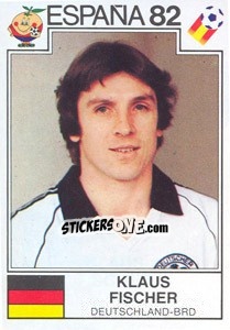 Sticker Klaus Fischer (BRD) - World Cup Story - Panini