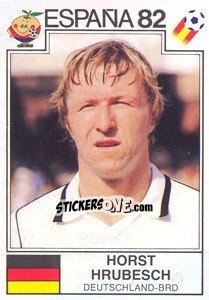 Sticker Horst Hrubesch (BRD) - World Cup Story n. 158 - Panini