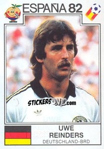 Sticker Uwe Reinders (BRD) - World Cup Story - Panini