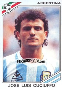 Sticker Jose Luis Cuciuffo (Argentina)