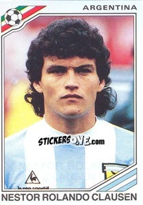 Sticker Nestor Rolando Clausen (Argentina) - World Cup Story - Panini