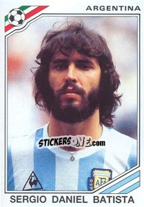 Sticker Sergio Daniel Batista (Argentina) - World Cup Story n. 170 - Panini