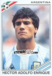 Cromo Hector Adolfo Enrique (Argentina) - World Cup Story - Panini