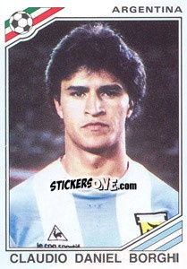Sticker Claudio Daniel Borghi (Argentina) - World Cup Story - Panini