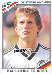 Sticker Karl-Heinz Forster (BRD) - World Cup Story n. 181 - Panini