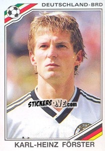 Sticker Karl-Heinz Forster (BRD) - World Cup Story - Panini