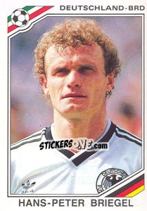 Sticker Hans-Peter Briegel (BRD) - World Cup Story n. 185 - Panini