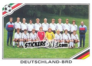 Sticker Deutschland-BRD Team - World Cup Story n. 186 - Panini