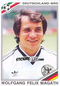 Sticker Wolfgang Felix Magath (BRD) - World Cup Story n. 189 - Panini
