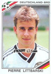Sticker Pierre Littbarski (BRD) - World Cup Story n. 190 - Panini
