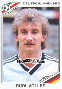 Sticker Rudi Voller (BRD) - World Cup Story n. 191 - Panini