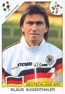 Cromo Klaus Augenthaler (BRD) - World Cup Story n. 198 - Panini