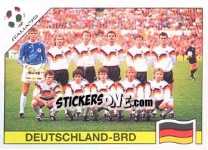 Sticker Deutschland-BRD Team - World Cup Story n. 203 - Panini
