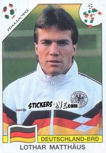 Sticker Lothar Matthaus (BRD) - World Cup Story n. 204 - Panini