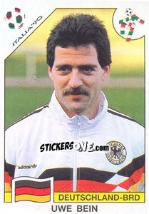 Cromo Uwe Bein (BRD) - World Cup Story n. 206 - Panini