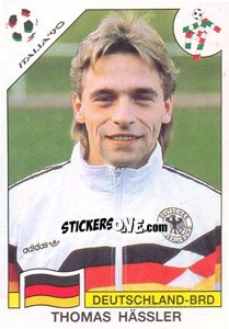 Sticker Thomas Hassler (BRD) - World Cup Story n. 207 - Panini