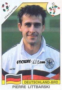 Sticker Pierre Littbarski (BRD) - World Cup Story n. 208 - Panini