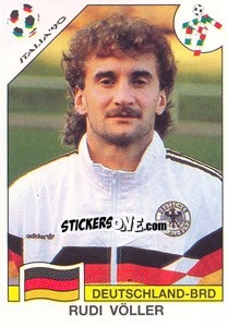 Sticker Rudi Voller (BRD) - World Cup Story n. 209 - Panini