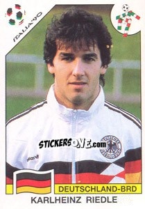 Sticker Karlheinz Riedle (BRD) - World Cup Story n. 211 - Panini