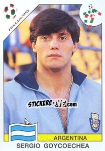 Sticker Sergio Goycoechea (Argentina) - World Cup Story n. 212 - Panini