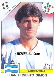 Sticker Juan Ernesto Simon (Argentina) - World Cup Story - Panini