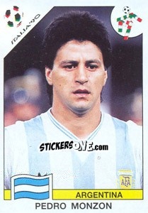 Sticker Pedro Monzon (Argentina) - World Cup Story n. 216 - Panini