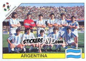 Sticker Argentina Team - World Cup Story n. 220 - Panini